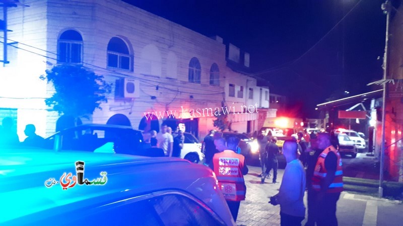 كفرقاسم : فيديو - اطلاق نار واصابة قسماوي وشابين من الضفة  باصابة متوسطة في ميدان ابو بكر الصديق